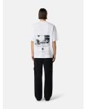 TSHIRT IMPRIME LAB 2100002 BLANC