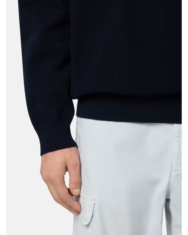 PULL EN MAILLE 5100029 BLEU MARINE