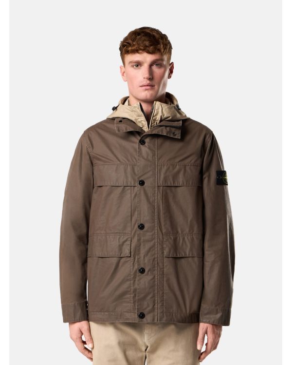 VESTE EN TOILE 4100024 TERRE D'OMBRE 2