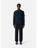 PULL AMPLE COL CRATERE 5100044 BLEU MARINE
