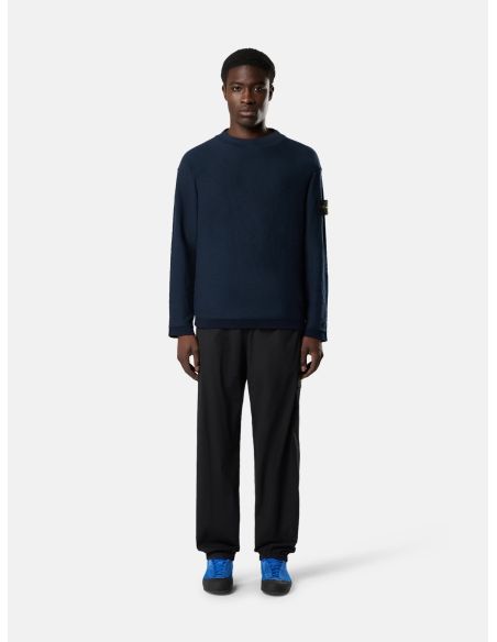 LOOSE CRATER COLLAR SWEATER 5100044 NAVY BLUE