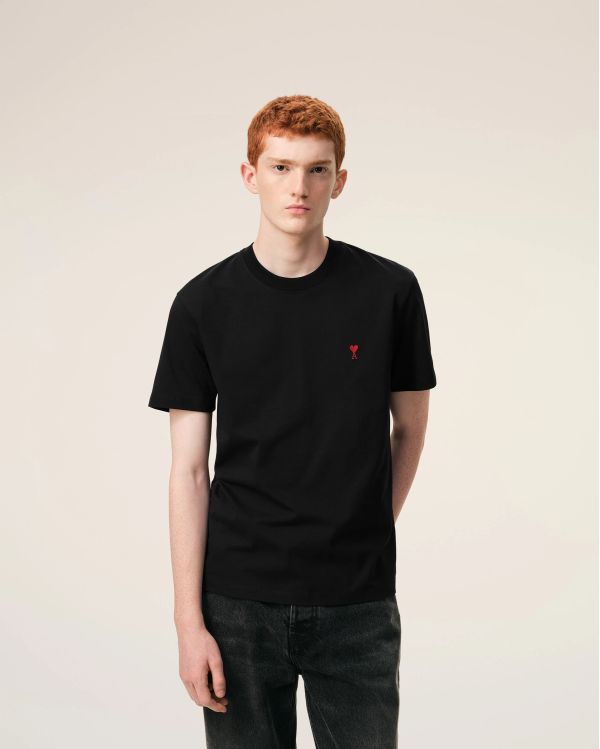 TSHIRT AMI DE COEUR RED IN COTTON BLACK 2