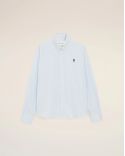 SHIRT OXFORD AMI DE COEUR IN COTTON SKY BLUE / NATURAL WHITE