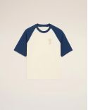 TSHIRT AMI DE COEUR IN COTTON CREAM WHITE / INK