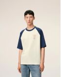 TSHIRT AMI DE COEUR IN COTTON CREAM WHITE / INK