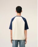 TSHIRT AMI DE COEUR IN COTTON CREAM WHITE / INK