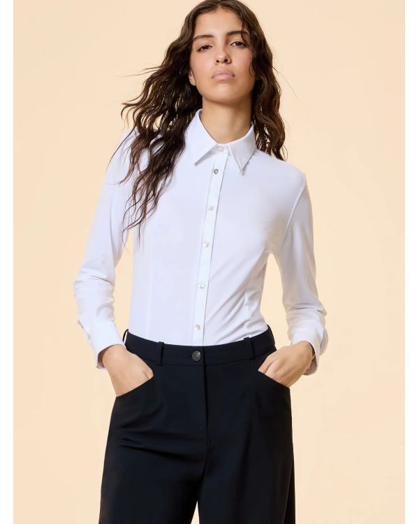 OXFORD WOMEN SHIRT WHITE 2