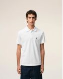 POLO AMI DE COEUR ROUGE EN COTON BLANC