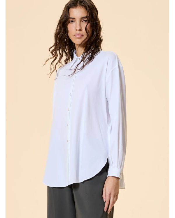 CHEMISE OXFORD BOYFRIEND FEMME BLANC 2