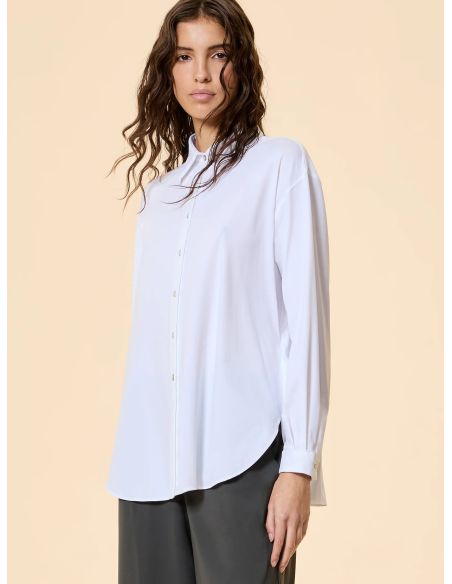 CHEMISE OXFORD BOYFRIEND FEMME BLANC