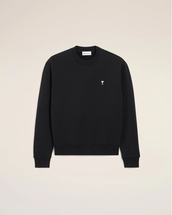 SWEAT AMI DE COEUR IN COTTONBLACK / CREAM WHITE