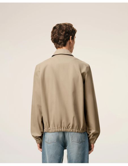 JACKET ZIPPED AMI DE COEUR BEIGE TAUPE