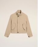 JACKET HARRINGTON BEIGE TAUPE