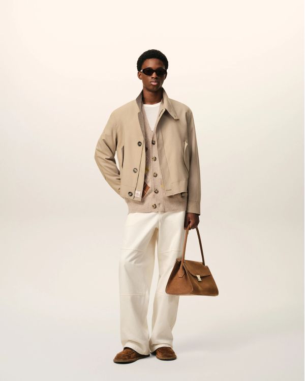 JACKET HARRINGTON BEIGE TAUPE