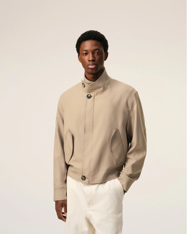 JACKET HARRINGTON BEIGE TAUPE 2
