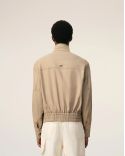 VESTE HARRINGTON BEIGE TAUPE