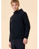 SURFLEX HOOD JKT BLUE BLACK