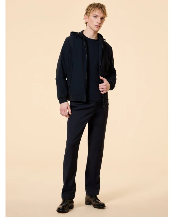VESTE A CAPUCHE SURFLEX BLEU NOIR