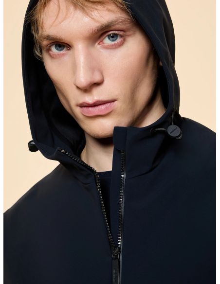 VESTE A CAPUCHE SURFLEX BLEU NOIR