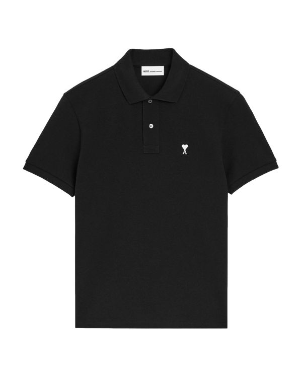 POLO AMI DE COEUR NOIR / BLANC CREME