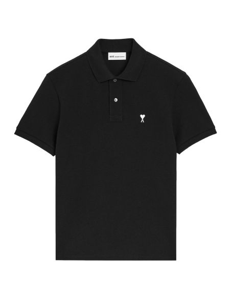 POLO AMI DE COEUR NOIR / BLANC CREME