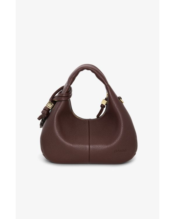 MINI SAC HOBO GRAINÉ CHICORY COFFE 2