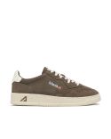 SNEAKERS MEDALIST LOW MAN FINISH / SUEDE CIGAR / WHITE