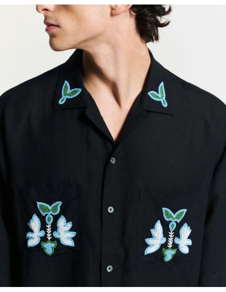 CHEMISE ROUAT NOIR