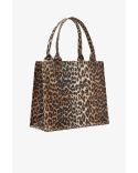 LARGE EASY SHOPPER POCKET PRINT LEOPARD