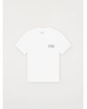 TSHIRT AMOUR À MORT BRODÉ BLANC