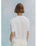 TSHIRT AMOUR À MORT BRODÉ BLANC