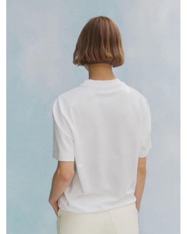 TSHIRT AMOUR À MORT BRODÉ BLANC