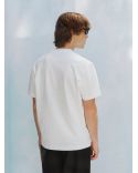 TSHIRT AMOUR À MORT BRODÉ BLANC