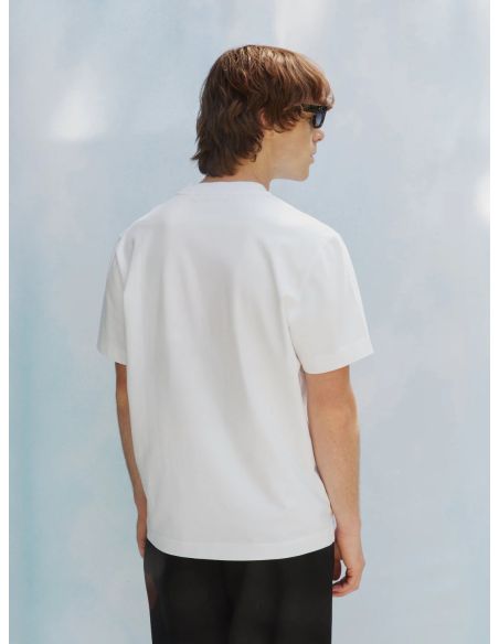 TSHIRT AMOUR À MORT EMBROIDERED WHITE