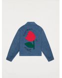 JACKET FLOWER DENIM
