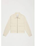 VESTE FLEUR ÉCRU