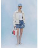 JACKET FLOWER ECRU