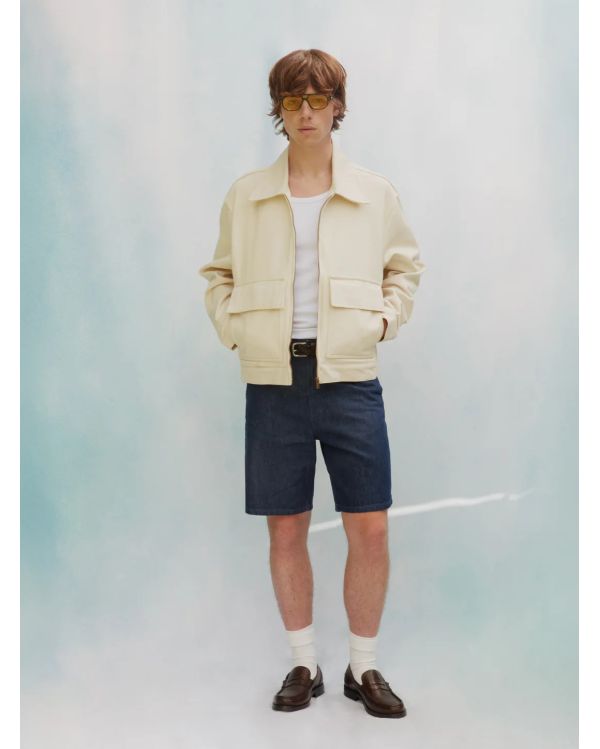 VESTE FLEUR ÉCRU