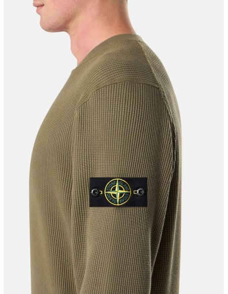 EMBOSSED SWEATSHIRT 6100056 MILITARY GREEN
