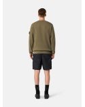 EMBOSSED SWEATSHIRT 6100056 MILITARY GREEN