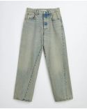 JEAN WIDE TWIST LIGHT VINTAGE DUST