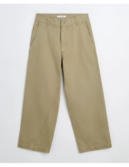 CHINO PANTS WIDE TWIST KHAKI