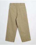 CHINO PANTS WIDE TWIST KHAKI