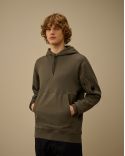 METALLIC GREY HOODIE