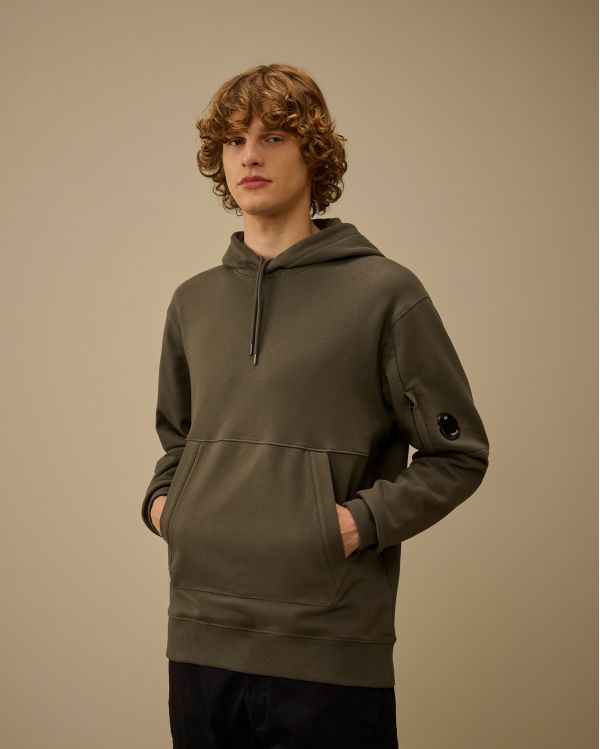 METALLIC GREY HOODIE