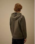 METALLIC GREY HOODIE