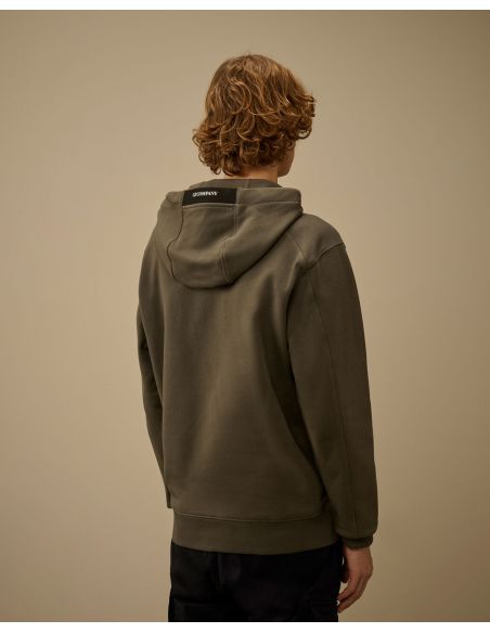 METALLIC GREY HOODIE