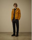 VESTE A CAPUCHE AVEC GILET INTERIEUR ORANGE