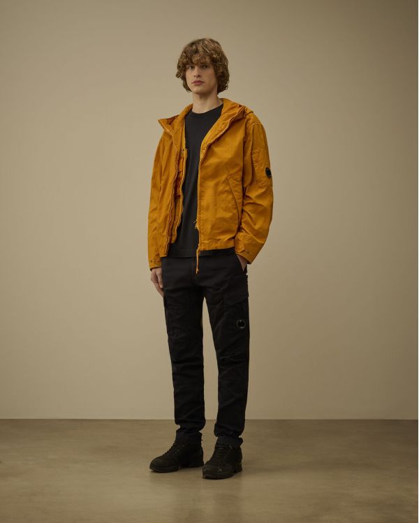 VESTE A CAPUCHE AVEC GILET INTERIEUR ORANGE