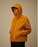 VESTE A CAPUCHE AVEC GILET INTERIEUR ORANGE